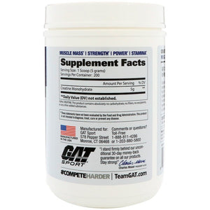 GAT Creatine Monohydrate (1kg)