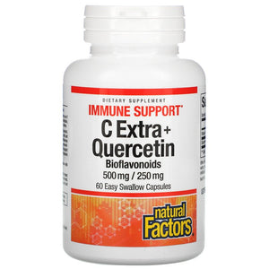 Natural Factors C Extra + Quercetin (60 Capsules)