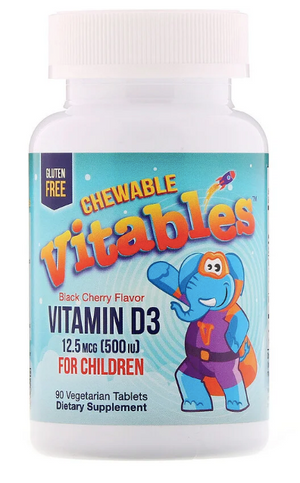 Vitables Chewable Vitamin D3