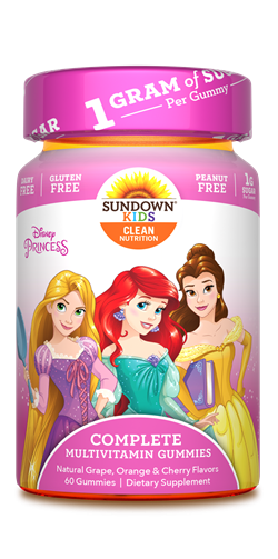 Sundown Disney Princess Multivitamin Gummies